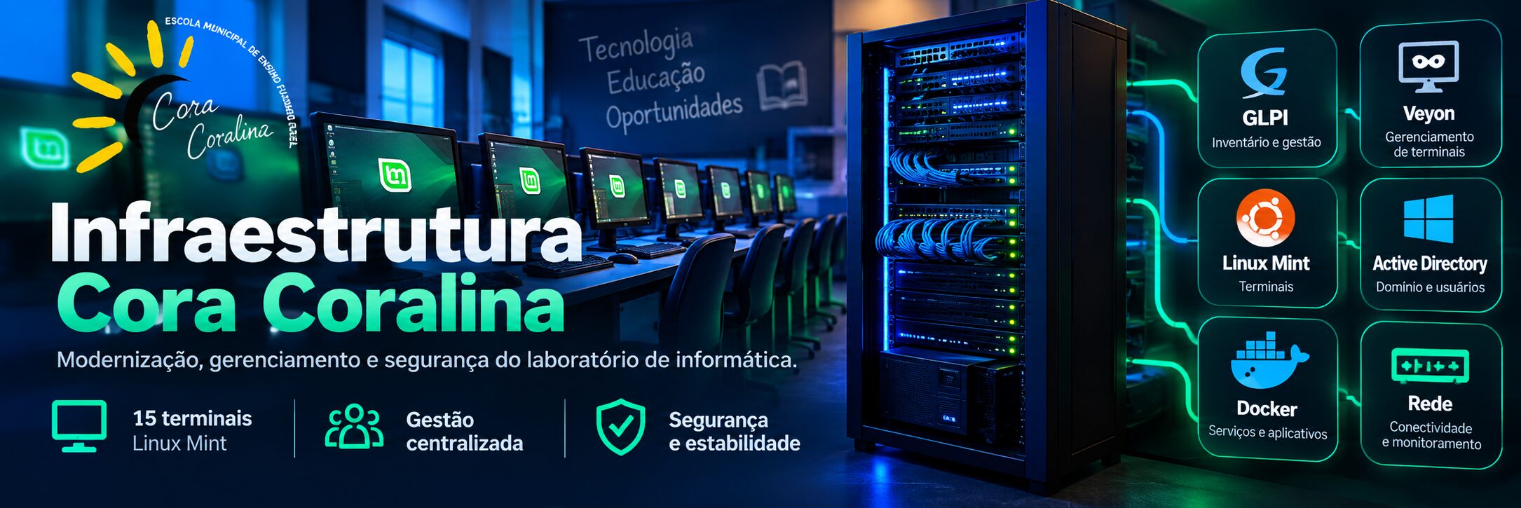 Infraestrutura Cora Coralina